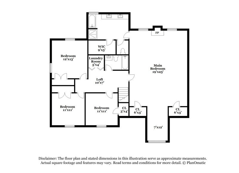 2,520/Mo, 8910 Woodland Hills Rd Charlotte, NC 28269 Floorplan View 2