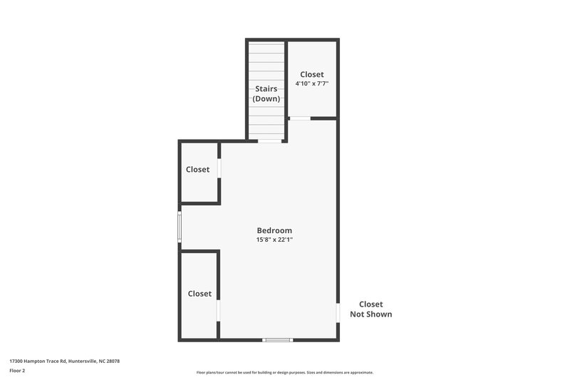 2,575/Mo, 17300 Hampton Trace Rd Huntersville, NC 28078 Floorplan View 2