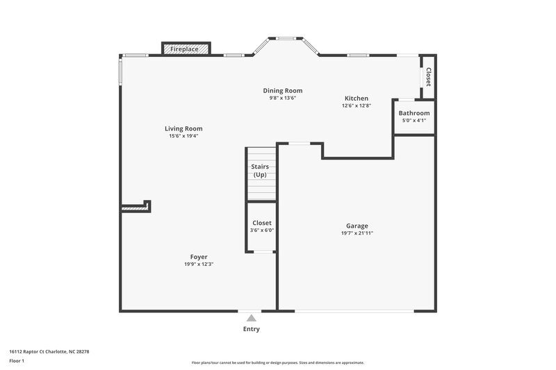 3,580/Mo, 16112 Raptor Ct Charlotte, NC 28278 Floor Plan View