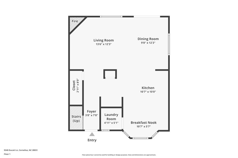 1,900/Mo, 9240 Ducati Ln Cornelius, NC 28031 Floor Plan View