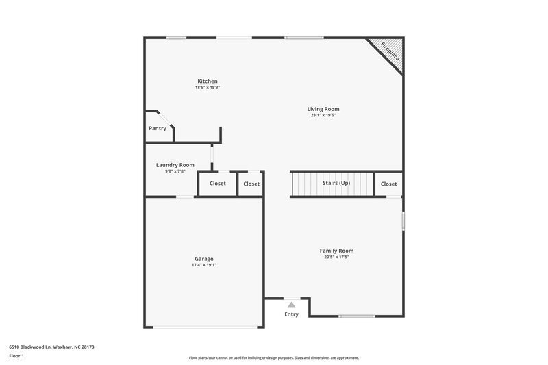 2,405/Mo, 6510 Blackwood Ln Waxhaw, NC 28173 Floor Plan View