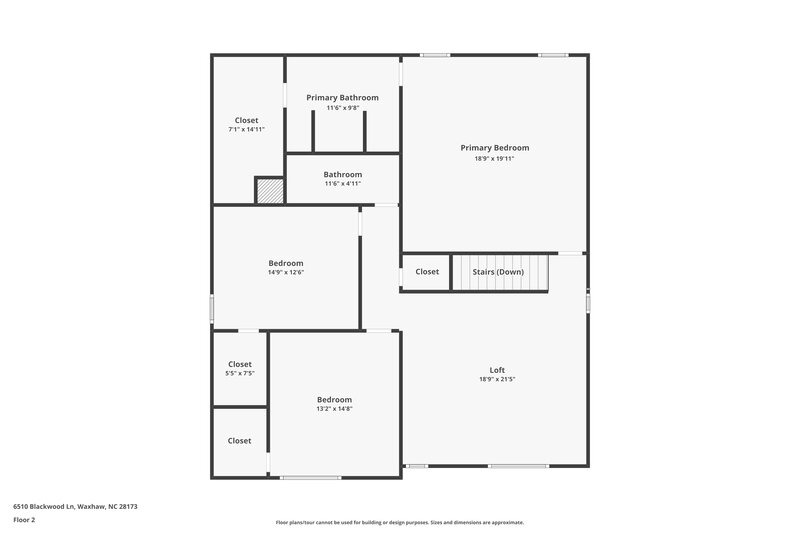 2,405/Mo, 6510 Blackwood Ln Waxhaw, NC 28173 Floor Plan View 2
