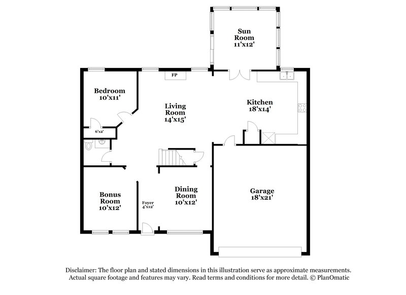 2,650/Mo, 3815 Green Pasture Road Charlotte, NC 28269 Floor Plan View 2
