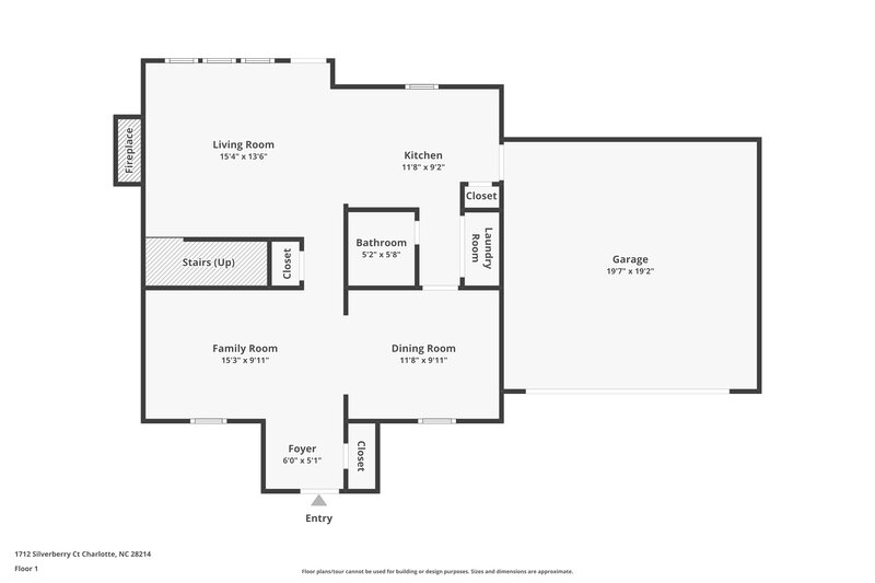 2,265/Mo, 1712 Silverberry Ct Charlotte, NC 28214 Floor Plan View