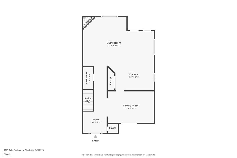 2,670/Mo, 9925 Grier Springs Ln Charlotte, NC 28213 Floorplan View