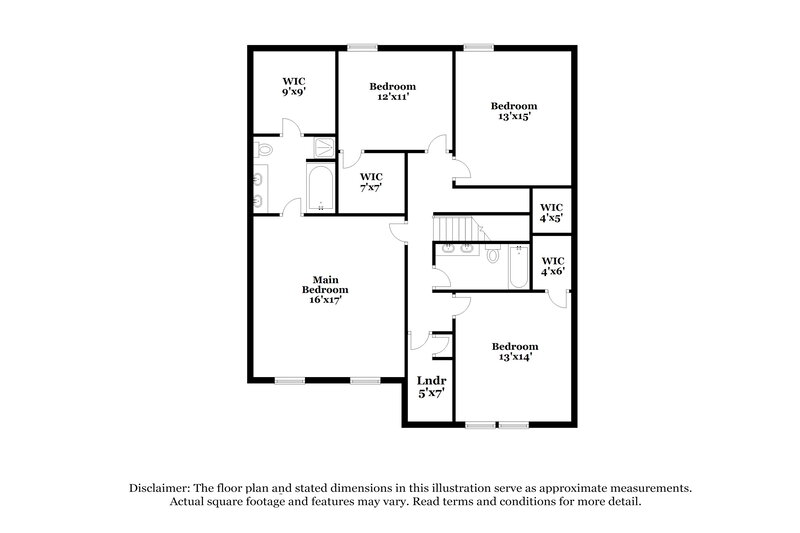 1,980/Mo, 1760 Eastway Dr Dallas, NC 28034 Floor Plan View 2