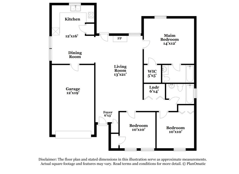 1,665/Mo, 7105 Thatcher Ct Charlotte, NC 28262 Floor Plan View