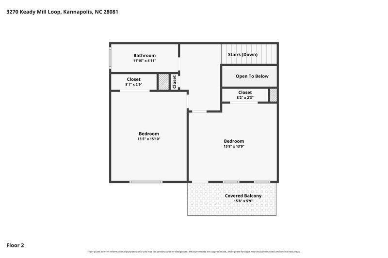 2,320/Mo, 3270 Keady Mill Loop Kannapolis, NC 28081 Floor Plan View 2
