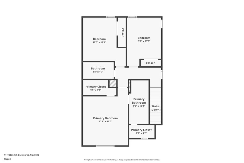 2,215/Mo, 1440 Standish Dr Monroe, NC 28110 Floor Plan View