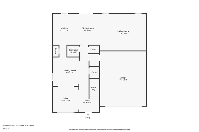 2,585/Mo, 9035 Goldfields Dr Charlotte, NC 28227 Floor Plan View