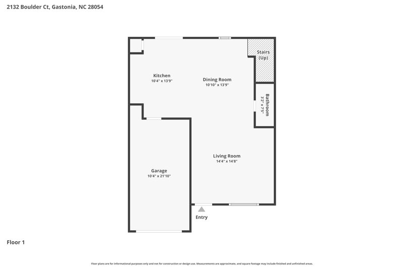 1,785/Mo, 2132 Boulder Ct Gastonia, NC 28054 Floor Plan View