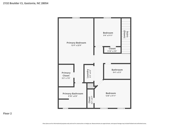 1,785/Mo, 2132 Boulder Ct Gastonia, NC 28054 Floor Plan View 2