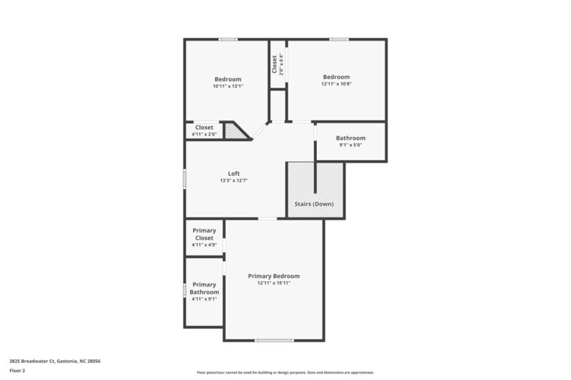 1,730/Mo, 3825 Broadwater Ct Gastonia, NC 28056 Floorplan View 2