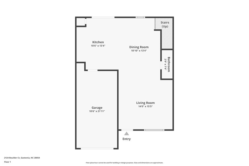 1,670/Mo, 2124 Boulder Court Gastonia, NC 28054 Floor Plan View