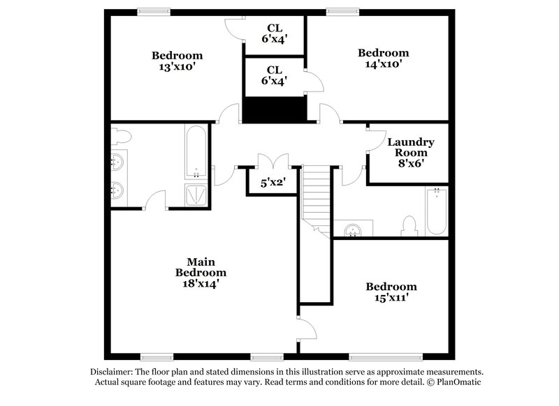 1,970/Mo, 4905 Broad Leaf Court Dallas, NC 28034 Floorplan View 2