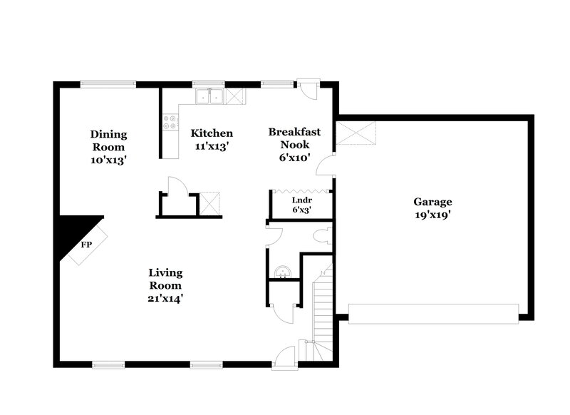 2,065/Mo, 10911 Gold Pan Rd Charlotte, NC 28215 Floorplan View