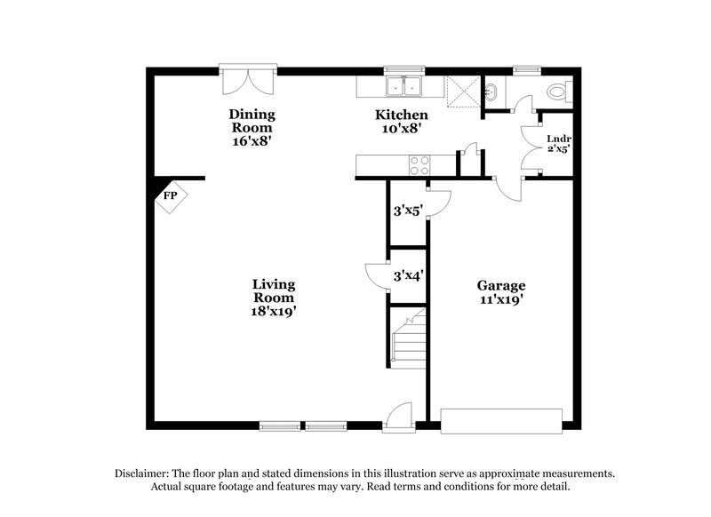 1,760/Mo, 1129 Aprilia Lane Dallas, NC 28034 Floor Plan View
