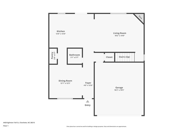 2,080/Mo, 4420 Eglinton Toll Court Charlotte, NC 28213 Floor Plan View 2