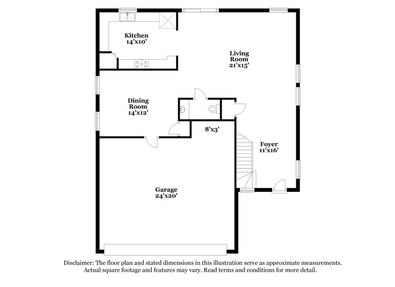 2,225/Mo, 3308 Brackhill St Davidson, NC 28036 Floorplan View
