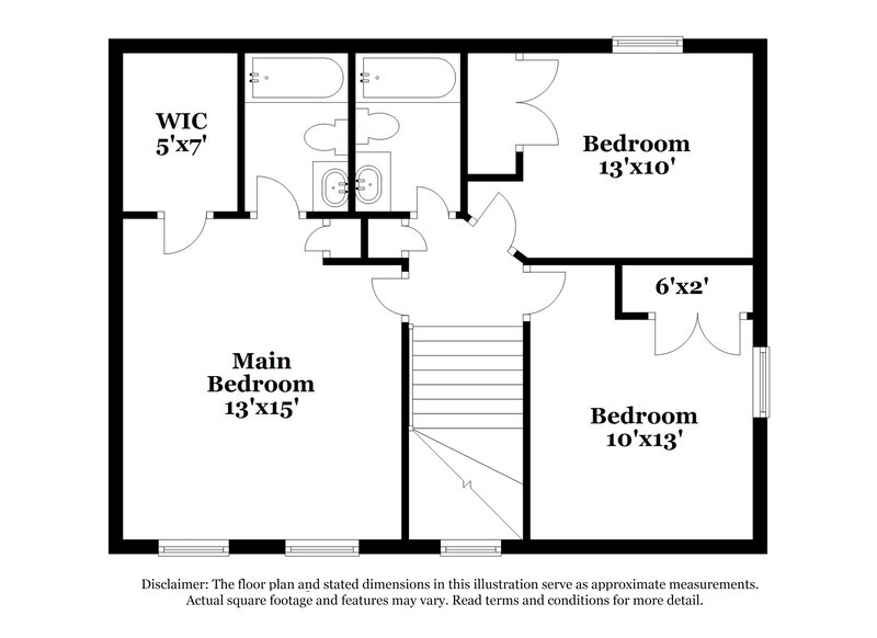 1,815/Mo, 5504 Black Fox Ct Charlotte, NC 28269 Floor Plan View