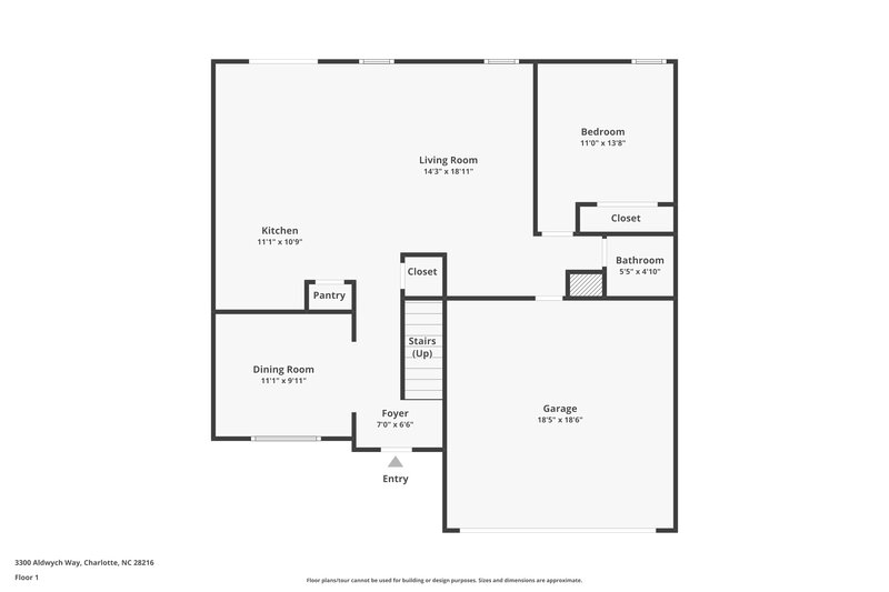 2,295/Mo, 3300 Aldwych Way Charlotte, NC 28216 Floor Plan View