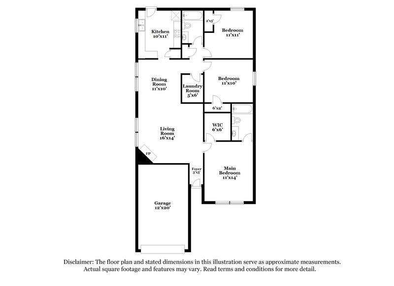 1,775/Mo, 10326 Hugue Way 112 Charlotte, NC 28214 Floorplan View