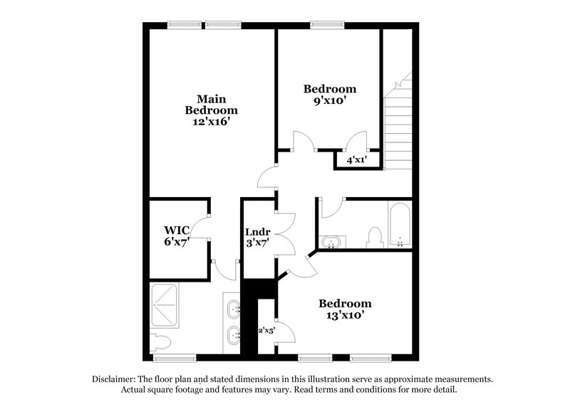 1,760/Mo, 2541 Meadow Crossing Dr Dallas, NC 28034 Floorplan View 2