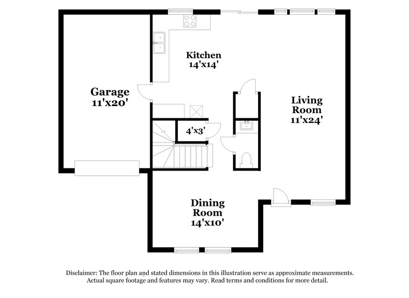 2,065/Mo, 6927 Ayrshire Glen Place Charlotte, NC 28273 Floor Plan View