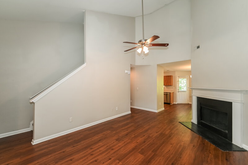 2,375/Mo, 5929 Brookfield Pointe Drive Charlotte, NC 28216 Living Room View 2