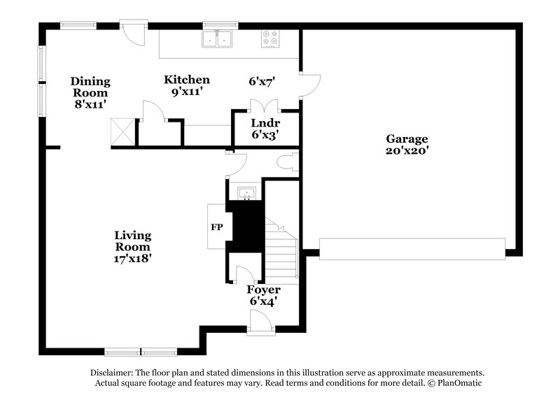 1,935/Mo, 4013 Fifendrum Lane Charlotte, NC 28216 Floor Plan View
