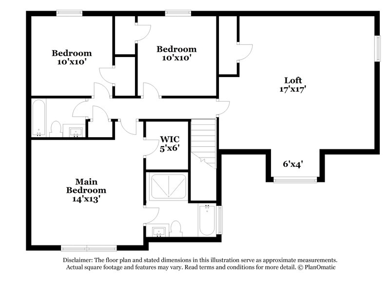 1,935/Mo, 4013 Fifendrum Lane Charlotte, NC 28216 Floor Plan View 2