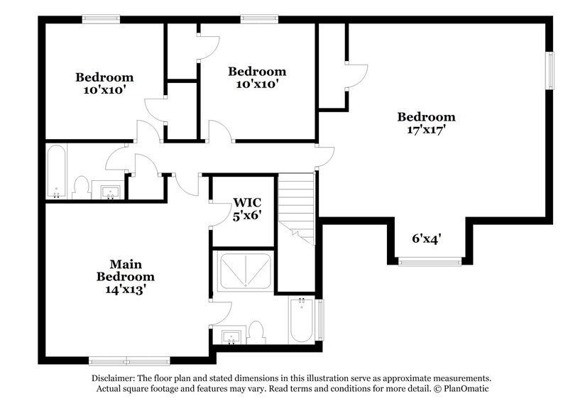 1,935/Mo, 4013 Fifendrum Lane Charlotte, NC 28216 Floorplan View 2
