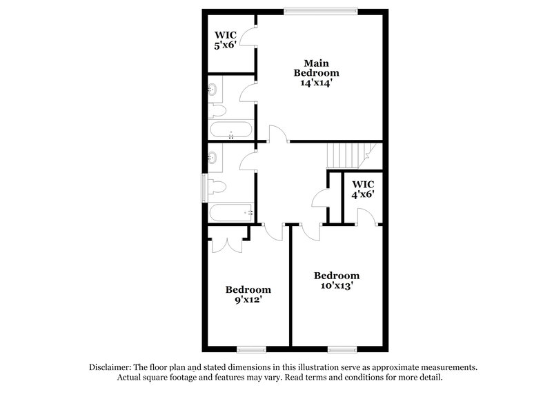 2,840/Mo, 1223 Hipp Rd Charlotte, NC 28216 Floor Plan View 2
