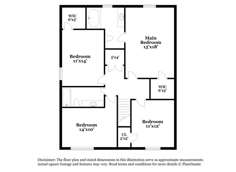 2,035/Mo, 2303 Portola Ct Charlotte, NC 28269 Floor Plan View