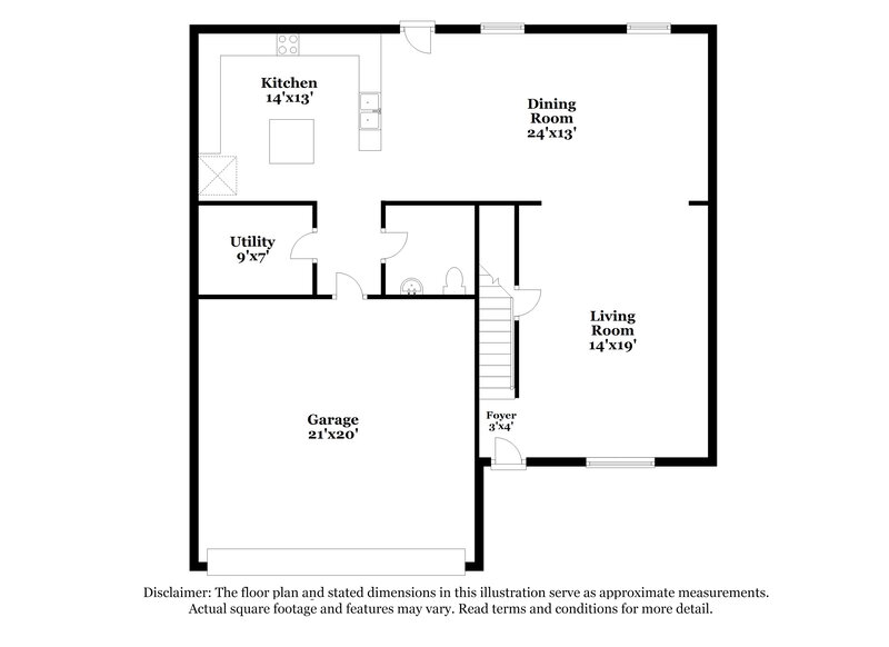 2,810/Mo, 1320 Bray Drive Charlotte, NC 28214 Floor Plan View