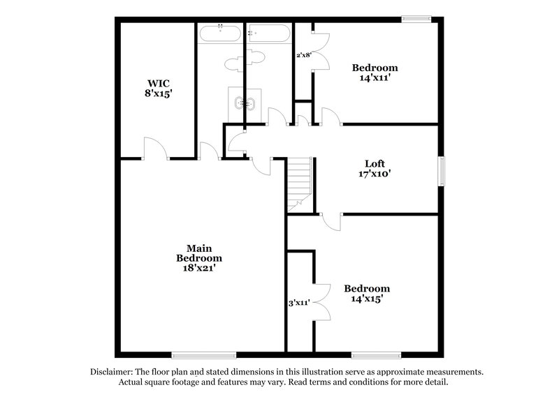 2,810/Mo, 1320 Bray Drive Charlotte, NC 28214 Floor Plan View 2
