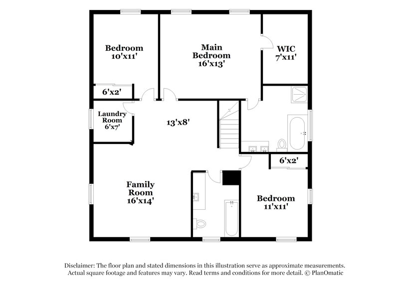 2,190/Mo, 2712 Markham Woods Court Charlotte, NC 28214 Floorplan View 2