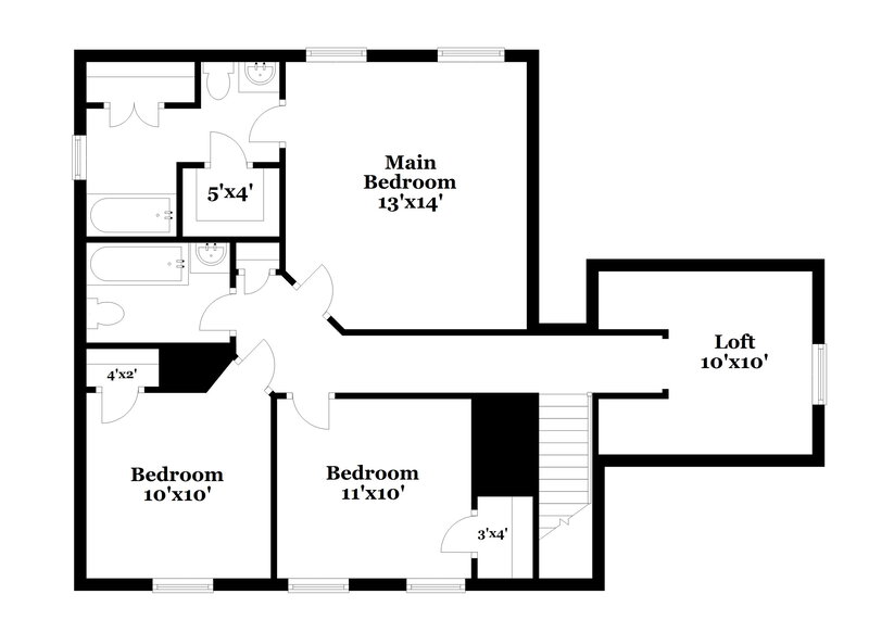 2,030/Mo, 11619 Stewarts Crossing Dr Charlotte, NC 28215 Floor Plan View 2