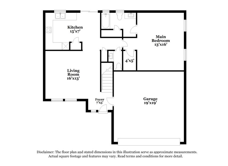 1,990/Mo, 6032 Patricia Ryan Drive Charlotte, NC 28216 Floorplan View