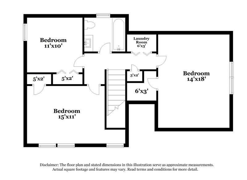 1,990/Mo, 6032 Patricia Ryan Drive Charlotte, NC 28216 Floorplan View 2