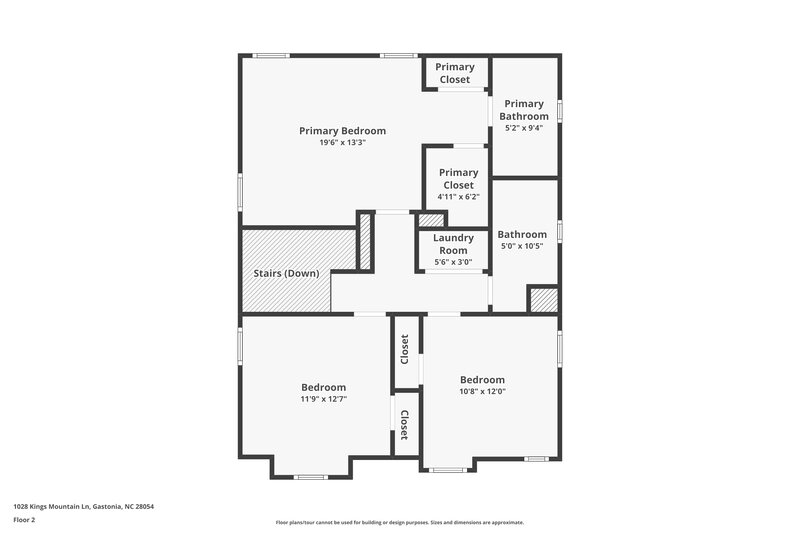 1,680/Mo, 1028 Kings Mountain Lane Gastonia, NC 28054 Floor Plan View
