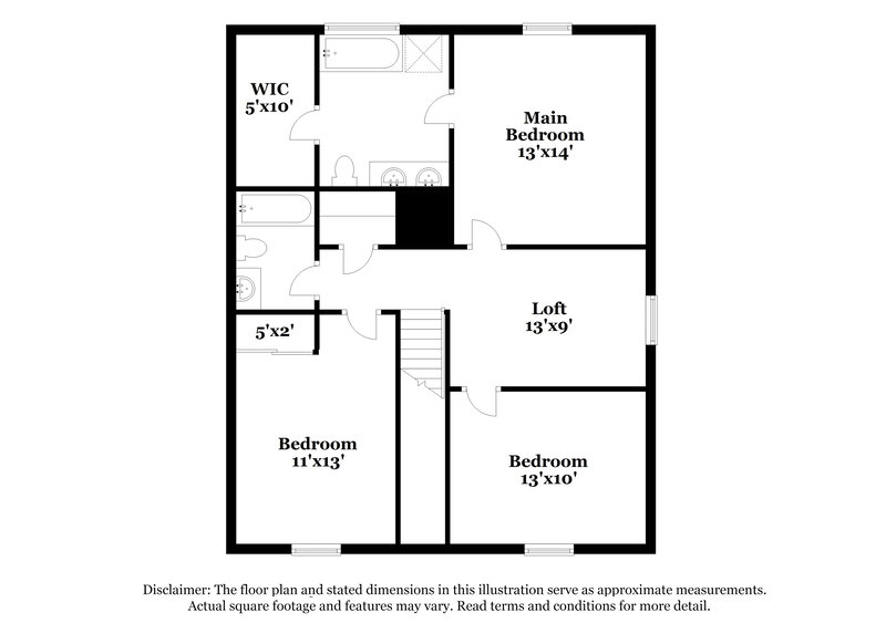 1,845/Mo, 1030 Black Oak Drive Gastonia, NC 28054 Floor Plan View