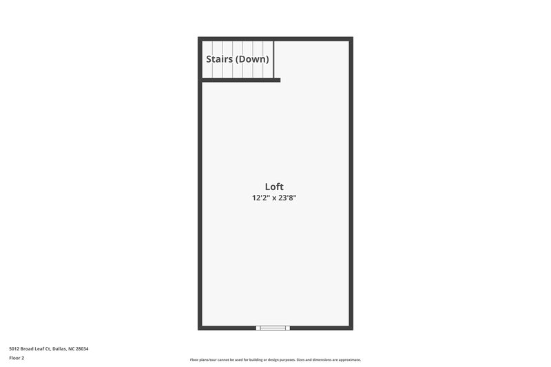 1,825/Mo, 5012 Broad Leaf Court Dallas, NC 28034 Floor Plan View 2