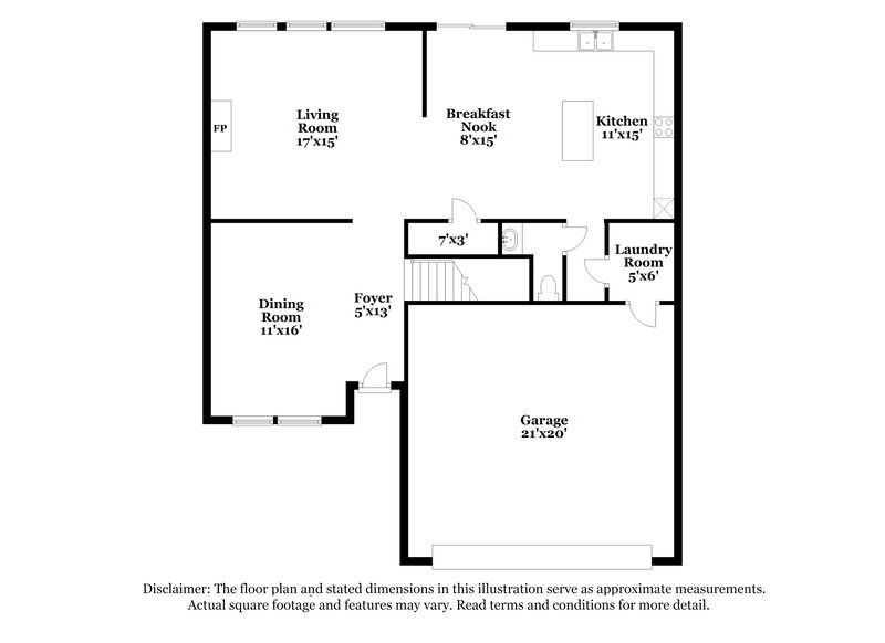 3,150/Mo, 2070 Chapel Creek Road SW Concord, NC 28025 Floor Plan View