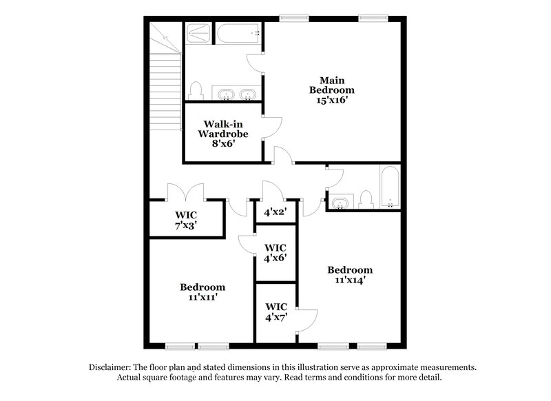1,700/Mo, 1861 Windy Willow Lane Dallas, NC 28034 Floor Plan View