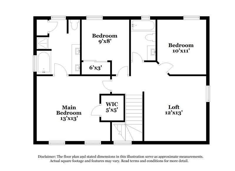 2,065/Mo, 316 Wrayhill Drive Charlotte, NC 28262 Floor Plan View 2