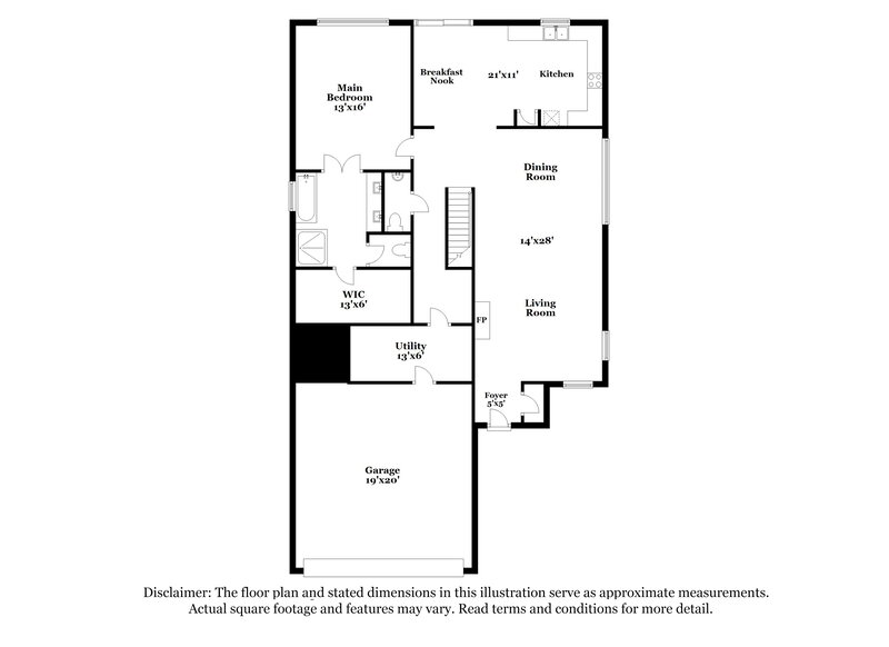 2,185/Mo, 7124 Fox Point Dr Charlotte, NC 28269 Floor Plan View