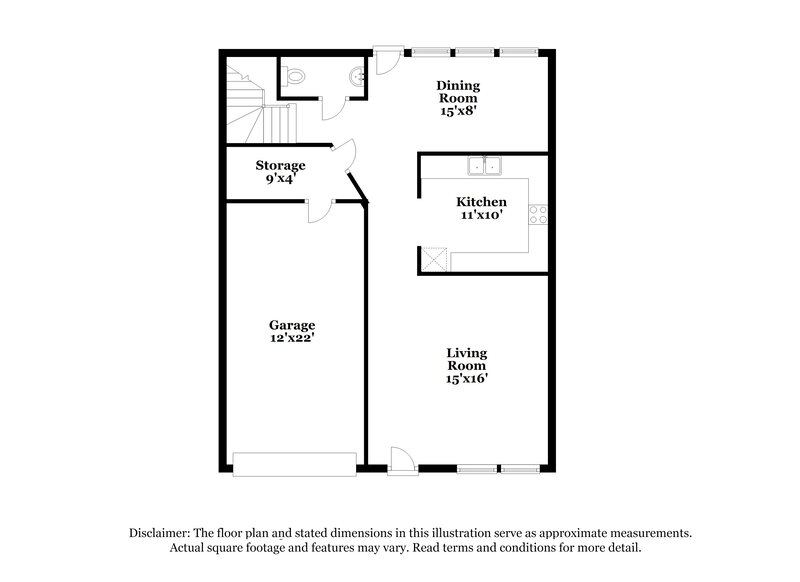 1,915/Mo, 2708 Bramble Ridge Ct Charlotte, NC 28215 Floor Plan View
