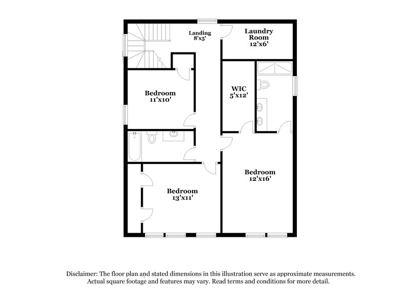 1,915/Mo, 2708 Bramble Ridge Ct Charlotte, NC 28215 Floor Plan View 2