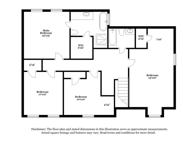 1,935/Mo, 5231 Grass Ridge Dr Charlotte, NC 28216 Floor Plan View 2